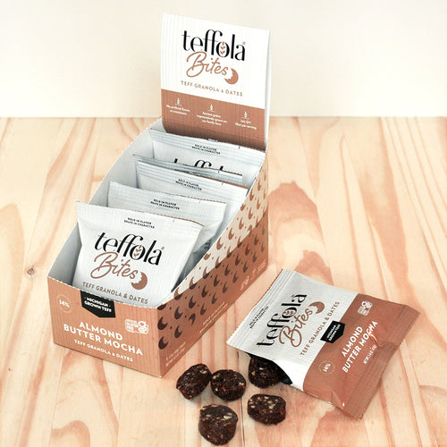 Teffola Bites: Almond Butter Mocha
