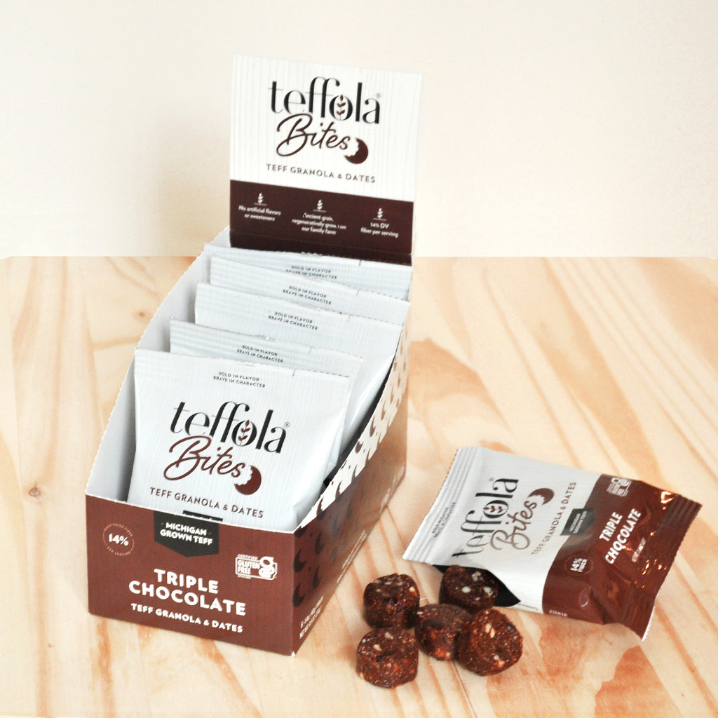 Teffola Bites: Triple Chocolate